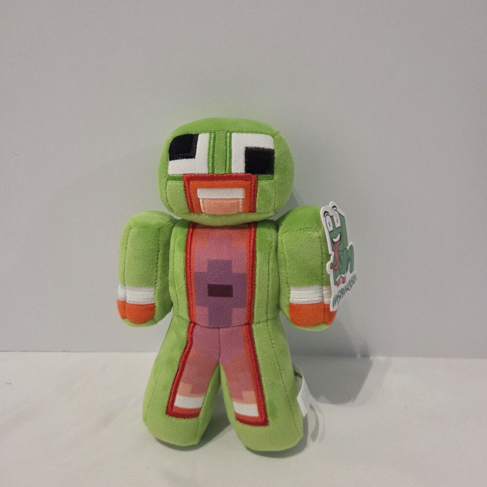 Rare New With Tag Unspeakable Minecraft Skin 8" Plush